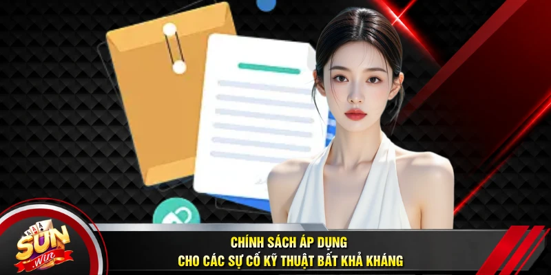 Chính sách áp dụng cho các sự cố kỹ thuật bất khả kháng