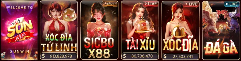 sảnh game sunwin